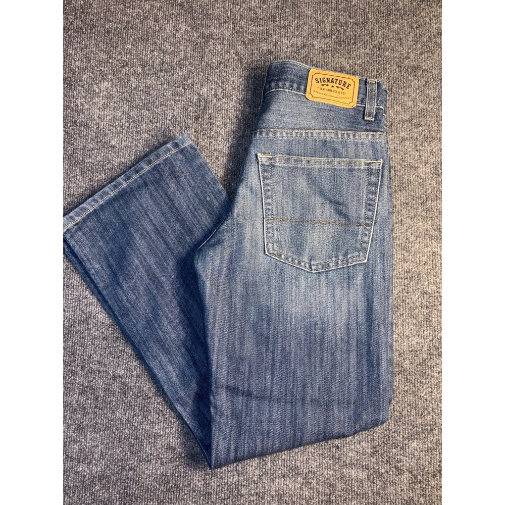 Levi's Bootcut Jeans‎ Girls 14R Blue Denim Faded Festival Double Stitch 5-Pocket